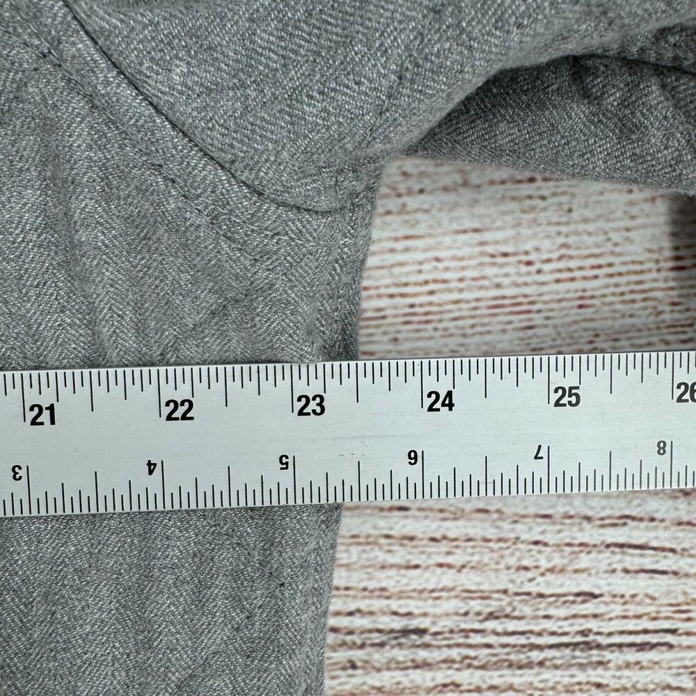 Lucky Brand Quilted Flannel Shacket Men's Size Large Gray - Picture 8 of 9